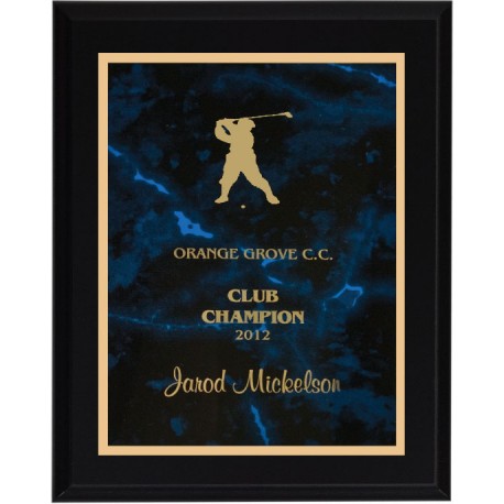 Black Matte Finish Plaques PL804