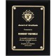 Black Matte Finish Plaques PL805