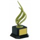 Metal Flame on Black Base Executive Awards