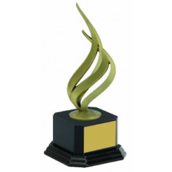 Metal Flame on Black Base Executive Awards