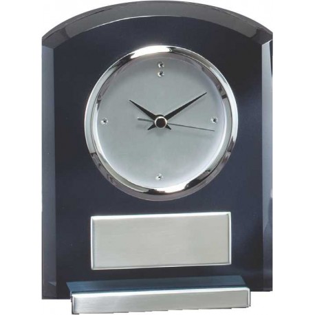 Smoked Glass Clock Executive Awards