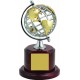 Metal Globe on Rosewood Base Executive Awards