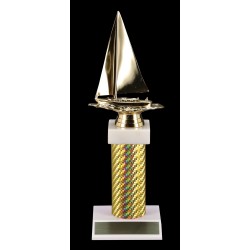 Gold Carbon Fiber Trophy T-3206