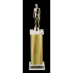 Gold Carbon Fiber Trophy Z-3209